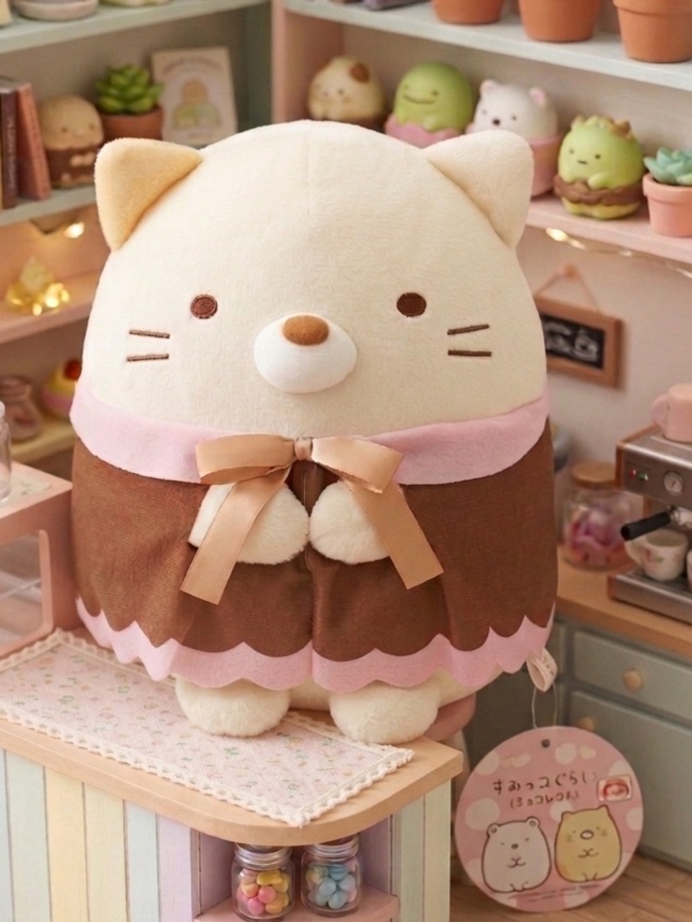 SUMIKKO GURASHI Cat 15” Kawaii Plush